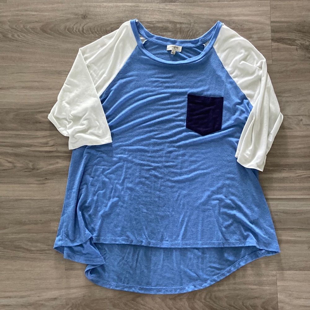 Blue & White Tee Shirt